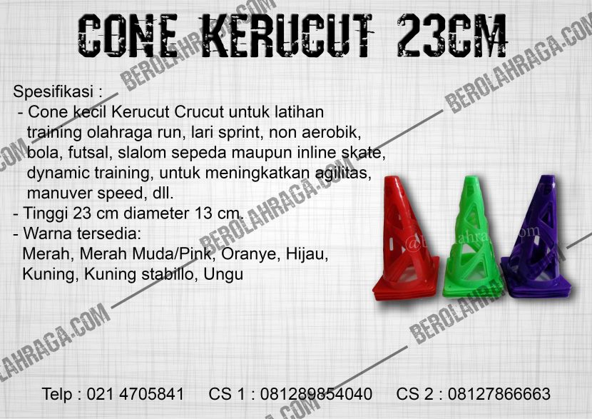 Cone Kerucut 23cm | 08127866663